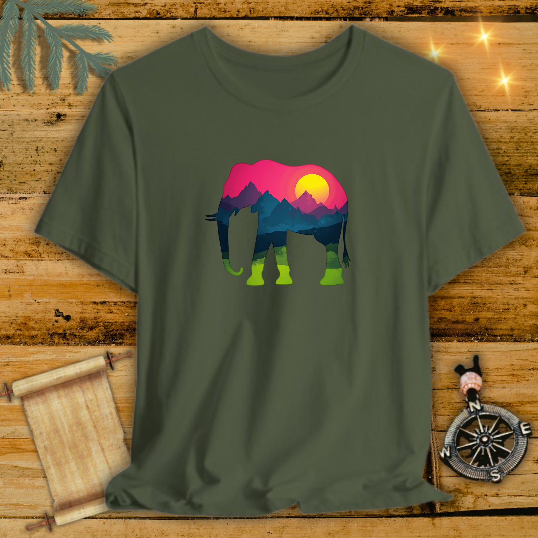 Vibrant Elephant T-Shirt