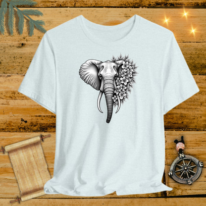 Floral Elephant T-Shirt