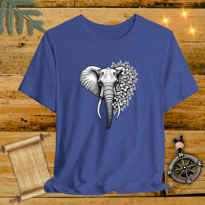 Floral Elephant T-Shirt