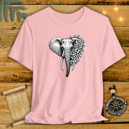 Floral Elephant T-Shirt