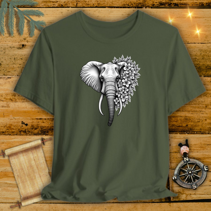 Floral Elephant T-Shirt