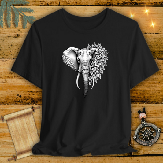 Floral Elephant T-Shirt