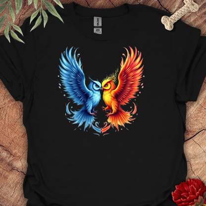 Fire/Ice Owl Tee