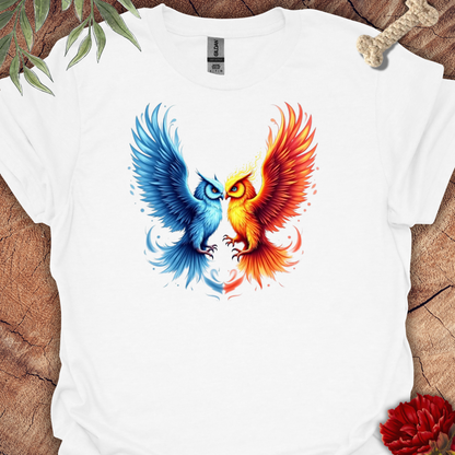 Fire/Ice Owl Tee