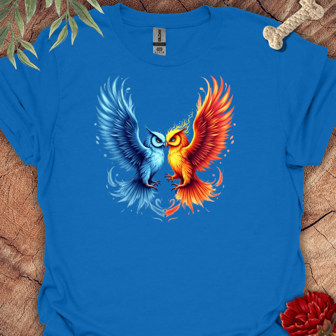 Fire/Ice Owl Tee