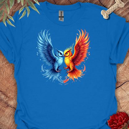 Fire/Ice Owl Tee