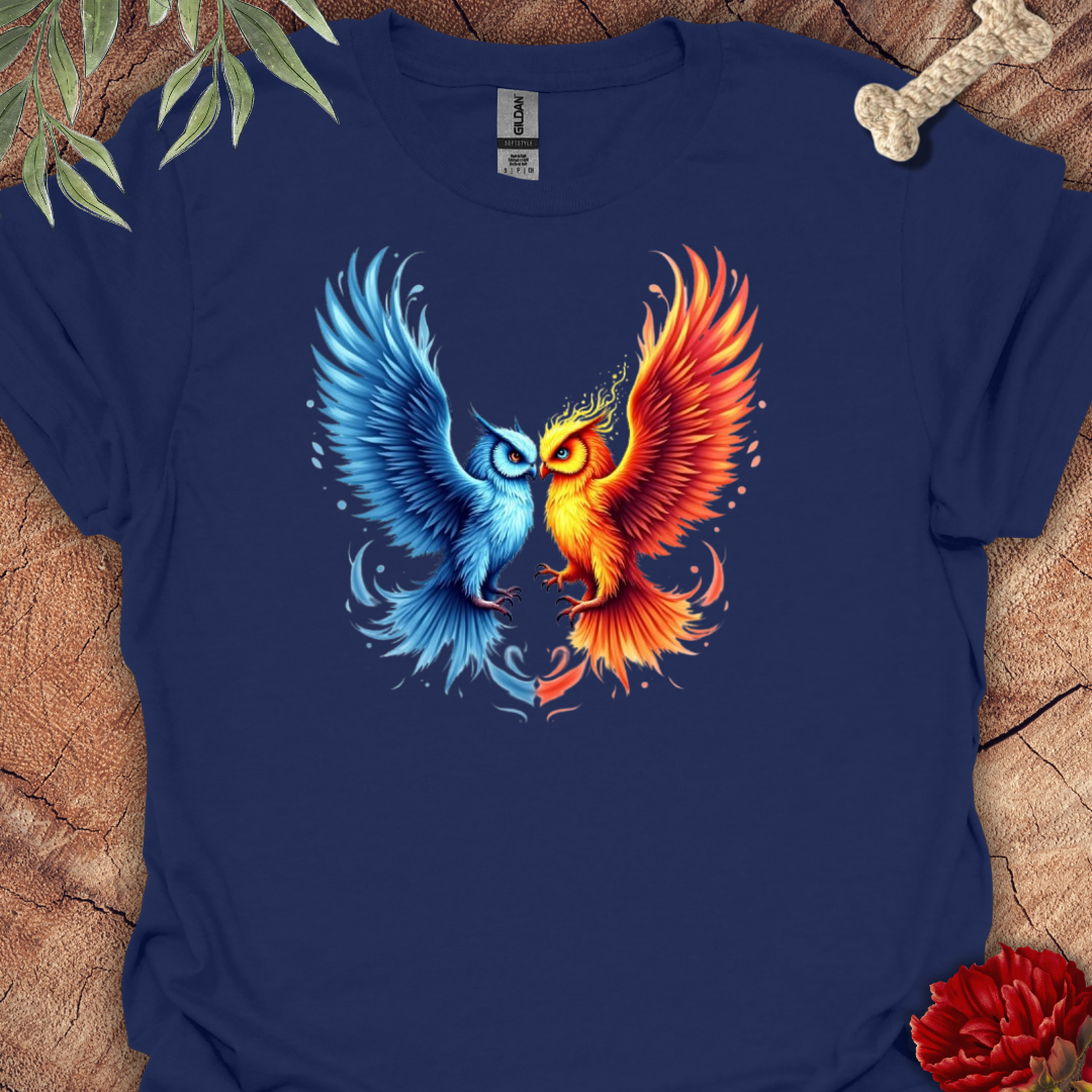 Fire/Ice Owl Tee