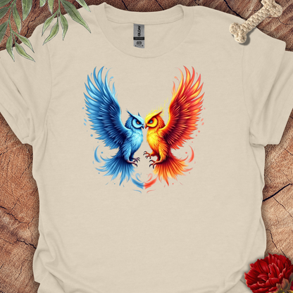 Fire/Ice Owl Tee