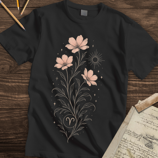 Floral Aries Spirit Tee