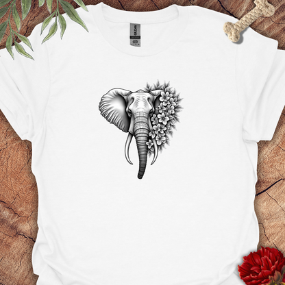 Floral Elephant Tee