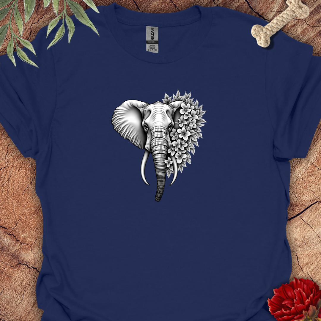 Floral Elephant Tee