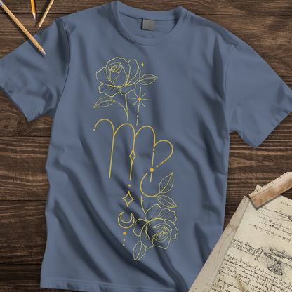Golden Virgo Bloom Tee