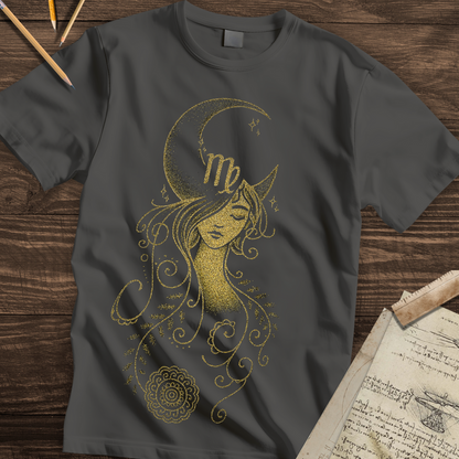 Golden Virgo Moon Maiden Tee