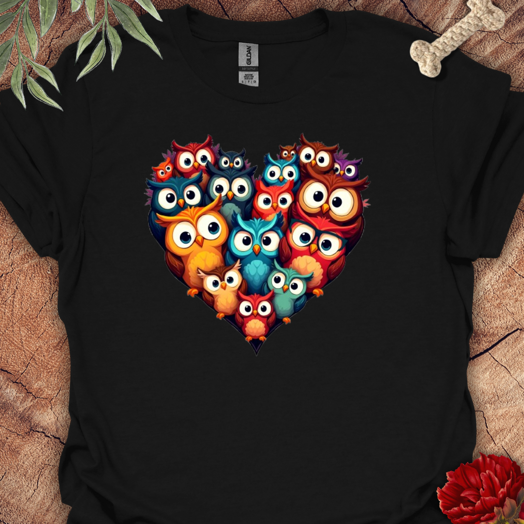 Heart Shaped Owl Tee