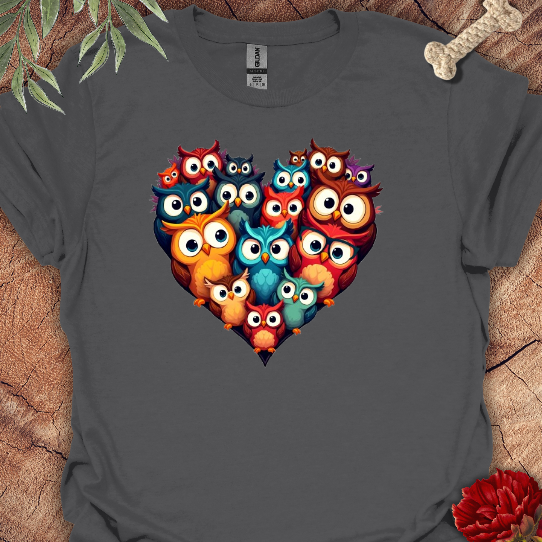 Heart Shaped Owl Tee