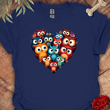 Heart Shaped Owl Tee