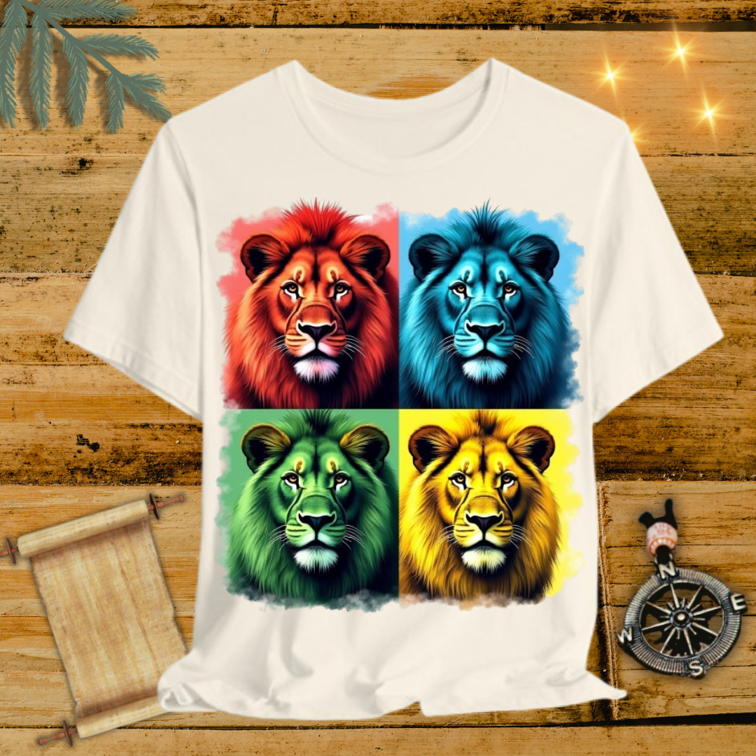 4-Colors Lion T-Shirt