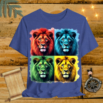 4-Colors Lion T-Shirt