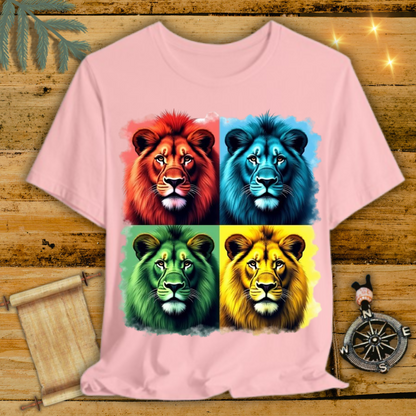 4-Colors Lion T-Shirt