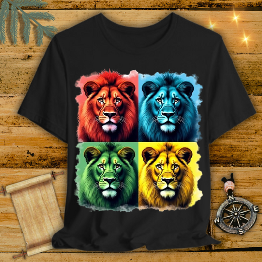 4-Colors Lion T-Shirt