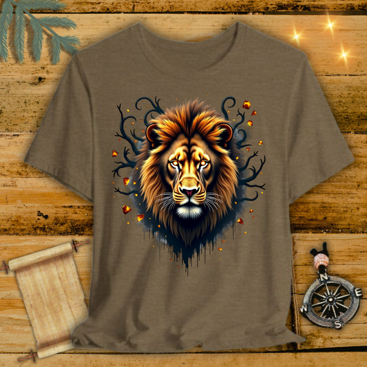 Luminous Sentinel Lion T-Shirt