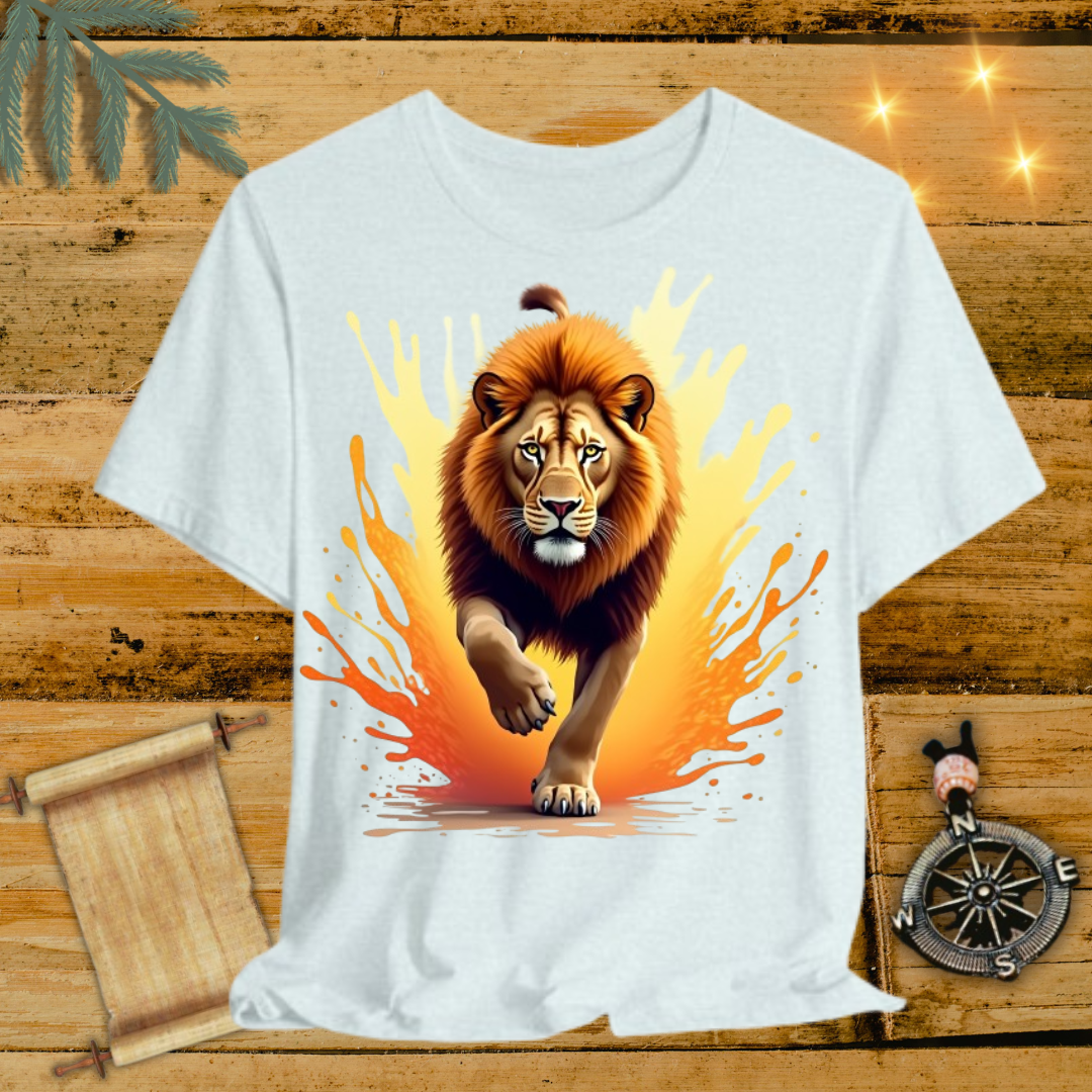 Nature Art Splash Lion Art T-Shirt