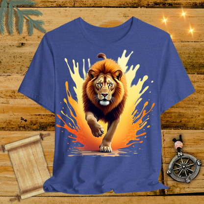 Nature Art Splash Lion Art T-Shirt