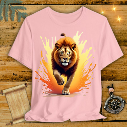 Nature Art Splash Lion Art T-Shirt