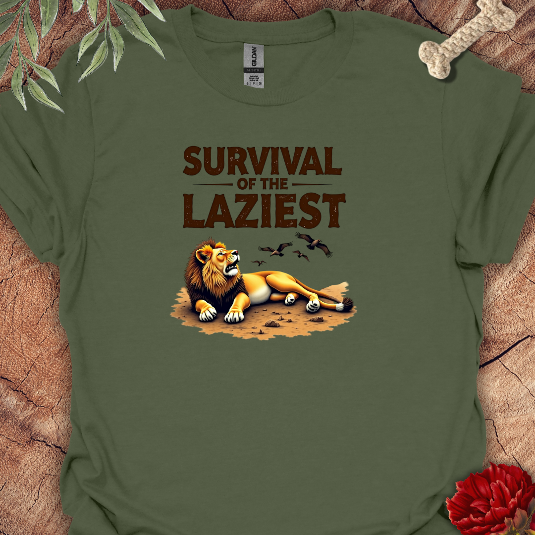 Lazy Majesty Lion Tee