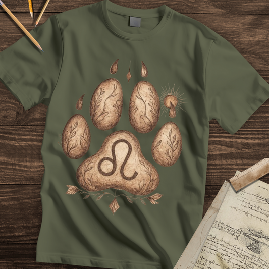 Leo Paw Print Tee
