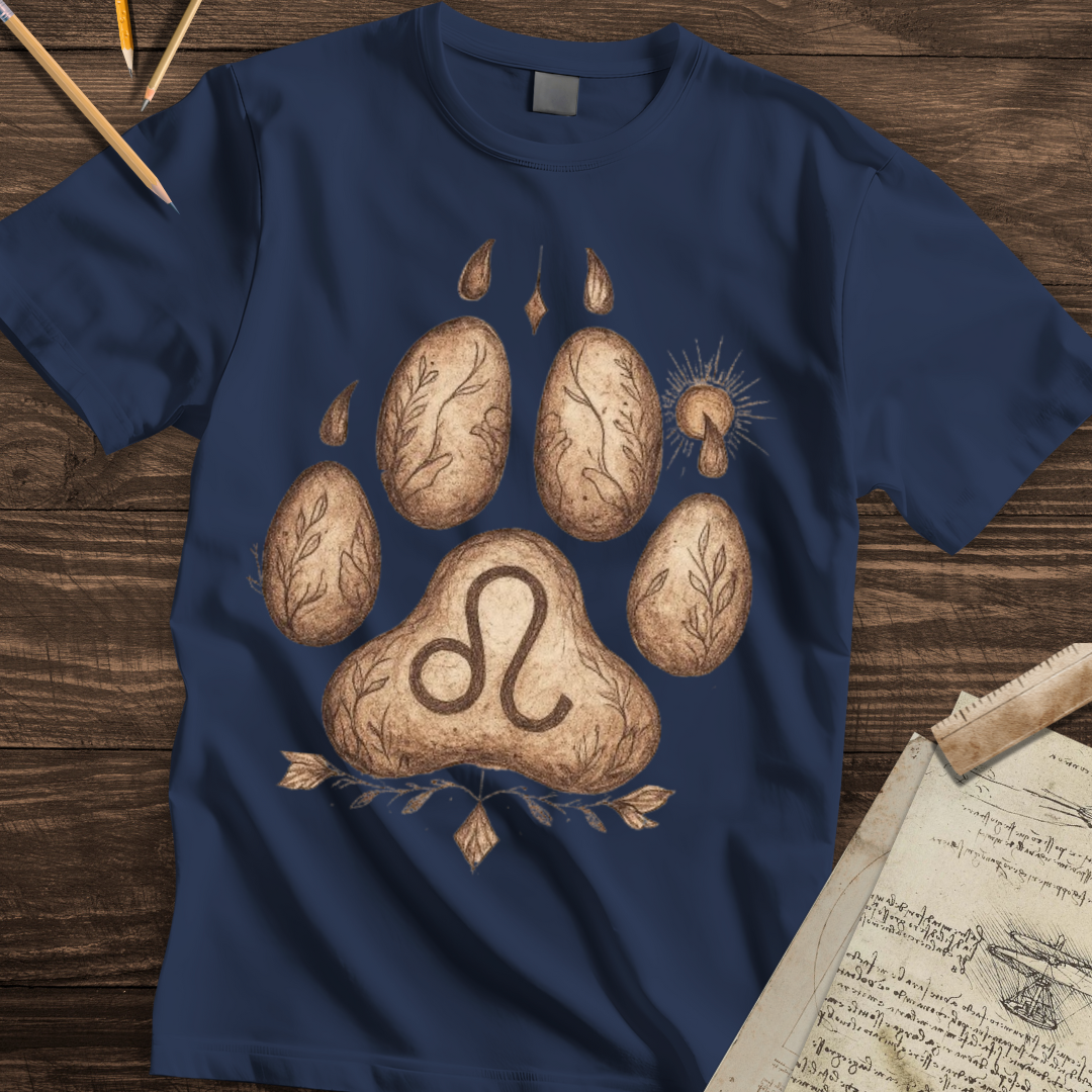 Leo Paw Print Tee
