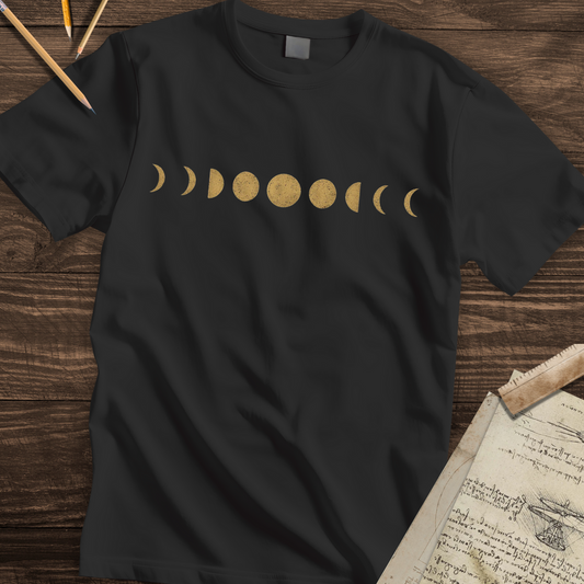 Lunar Cycle Gold T-shirt