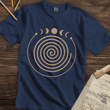 Lunar Spiral of Growth T-shirt