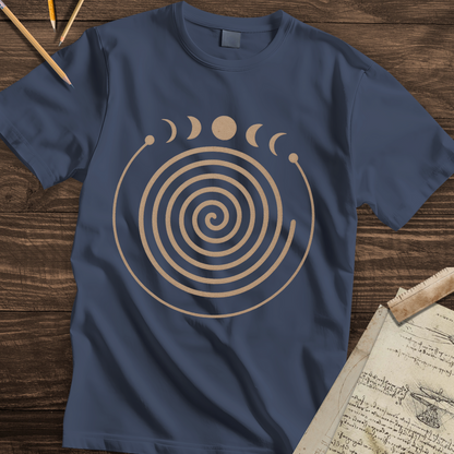 Lunar Spiral of Growth T-shirt