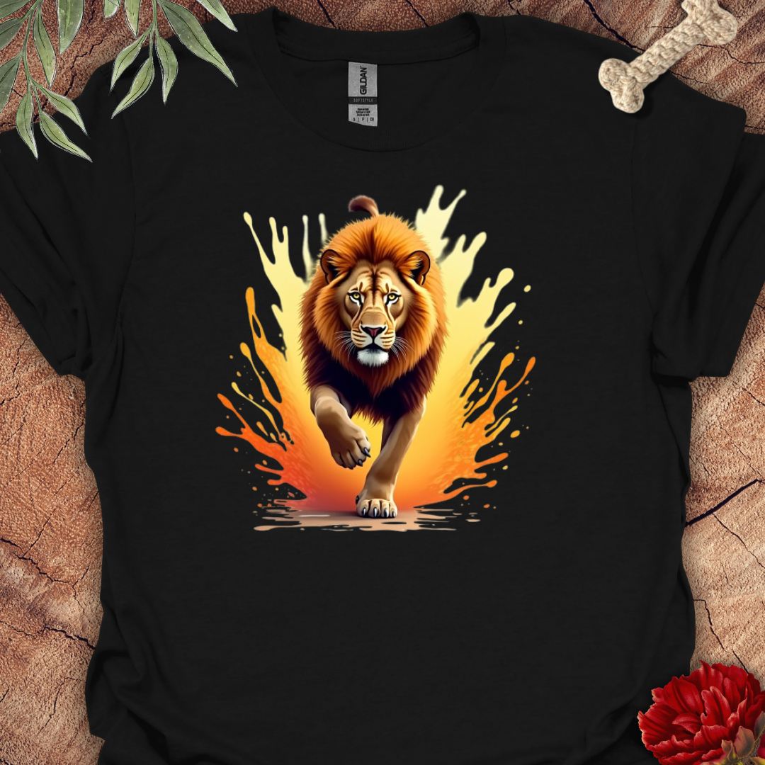 Nature Art Splash Lion Art Tee