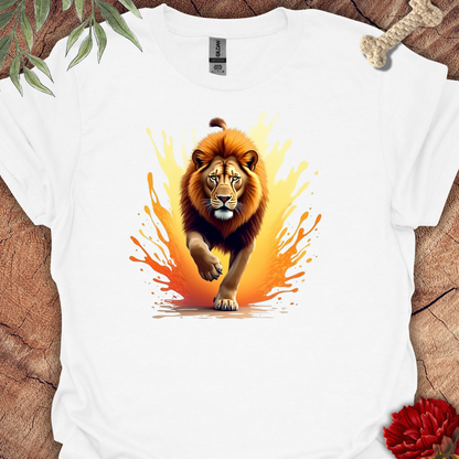 Nature Art Splash Lion Art Tee