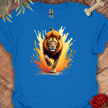 Nature Art Splash Lion Art Tee