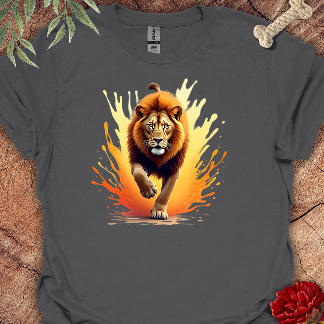 Nature Art Splash Lion Art Tee