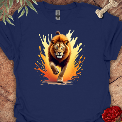 Nature Art Splash Lion Art Tee