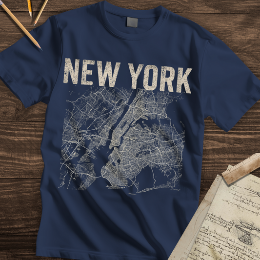 New York Satellite Image T-shirt