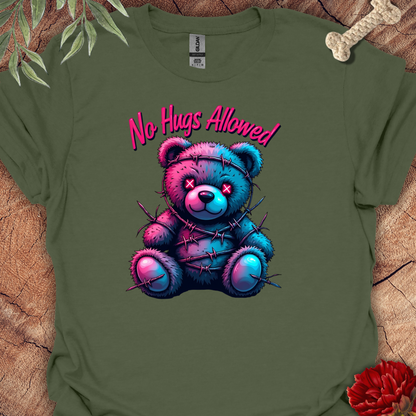 No Hugs Allowed Bear Tee