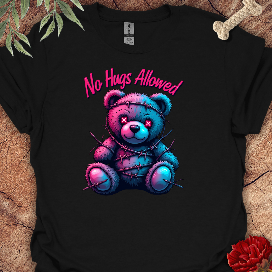 No Hugs Allowed Bear Tee