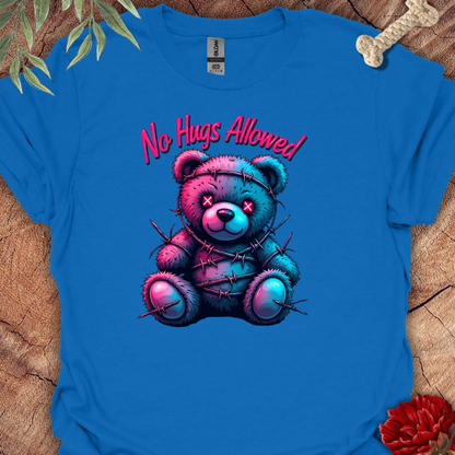 No Hugs Allowed Bear Tee