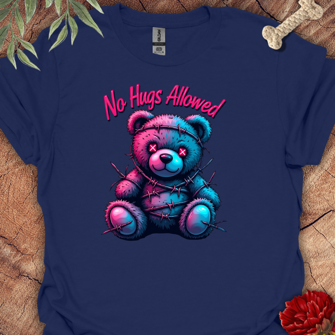 No Hugs Allowed Bear Tee