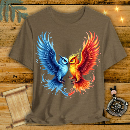 Fire/Ice Owl T-Shirt