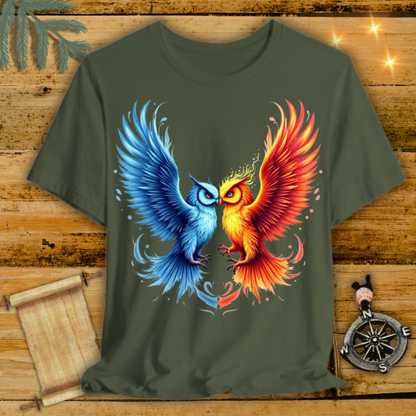 Fire/Ice Owl T-Shirt