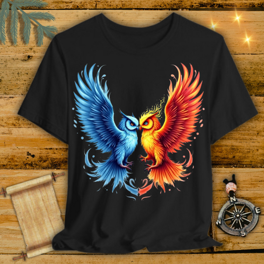 Fire/Ice Owl T-Shirt