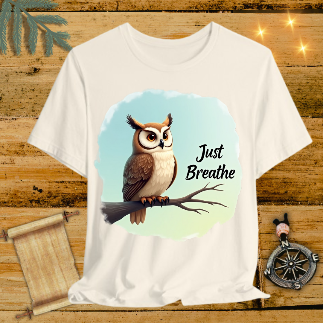 Just Breathe Owl T-Shirt