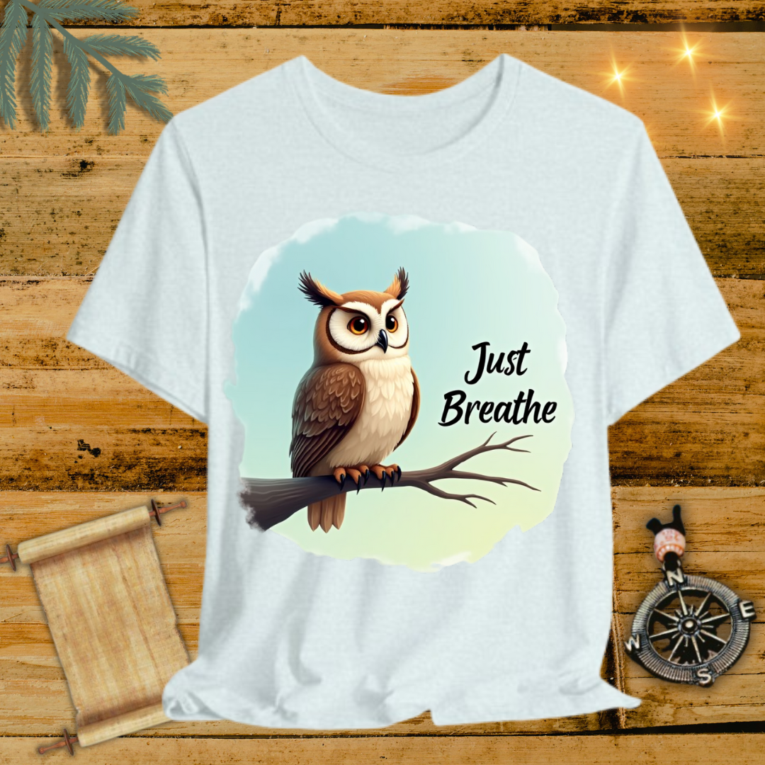 Just Breathe Owl T-Shirt