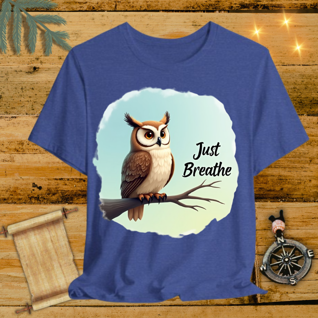 Just Breathe Owl T-Shirt